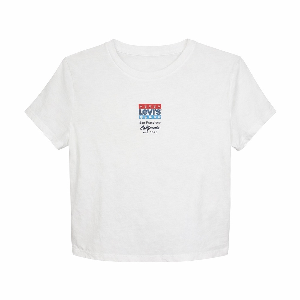 Levi’s Women’s Crop Graphic Tee Size Small NWOT